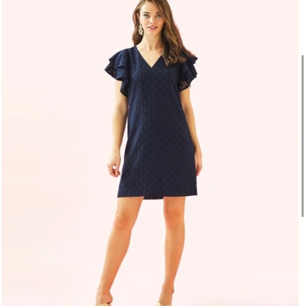 NWT Lily Pulitzer Kathie Dress - Navy (Sz 0)